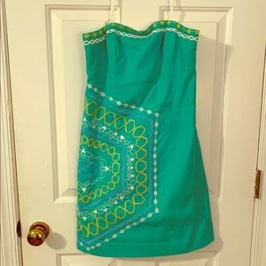 Lilly Pulitzer Size 2 Strapless Dress